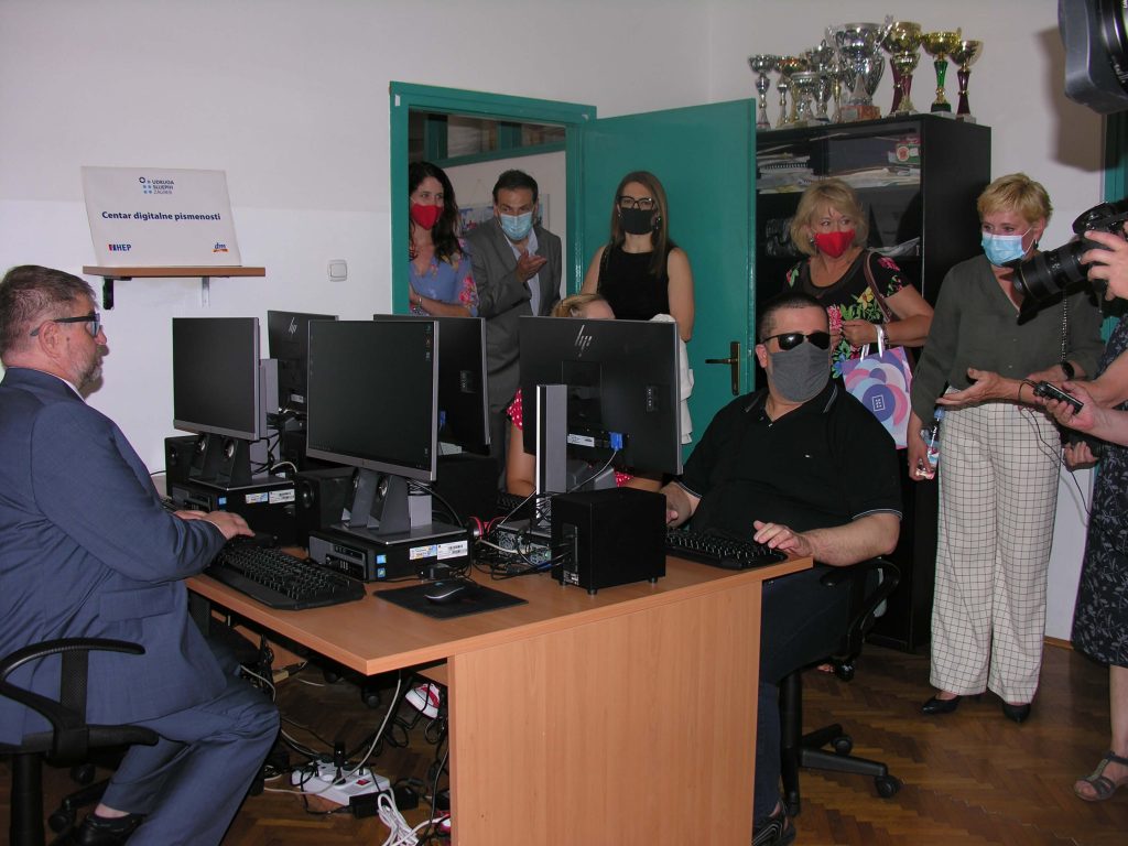 Otvorenje Centar digitalne pismenosti Udruge slijepih Zagreb