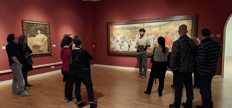 Posjet izložbi „Korijeni i krila. Vlaho Bukovac u Zagrebu, Cavtatu i Beču, 1893.-1903.“ Galerije Klovićevi dvori