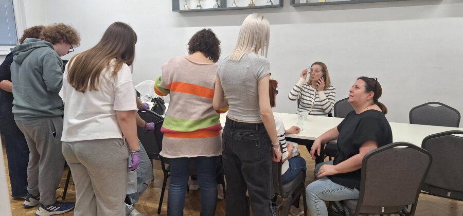 Frizerski Babinjak u Udruzi slijepih Zagreb